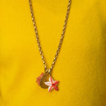 Red Starfish Pendant