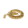 Thick brass cord bracelet