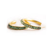 Channel Emerald Earrings