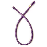 Purple braided leather